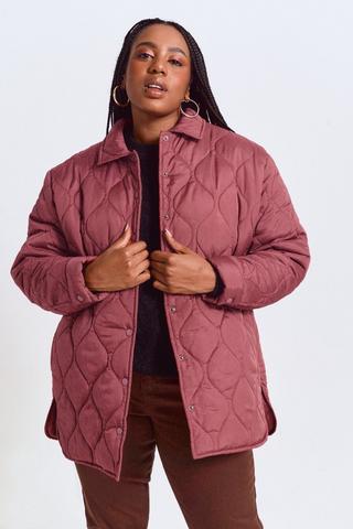 Quilted Puffer Shacket