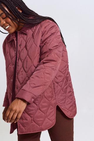 Quilted Puffer Shacket
