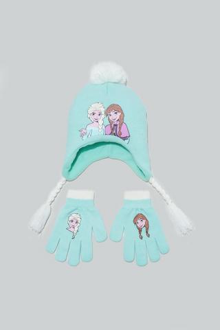 Frozen Beanie And Gloves Set