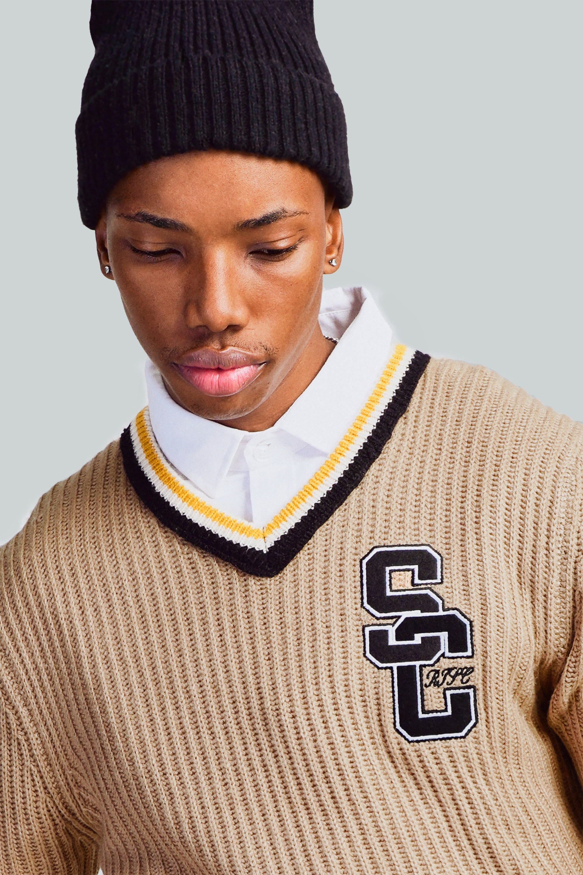 ニット/セーター "Summer" High Neck Knitted Pullover Hi-Neck Jumper from REFINERY – Refinery