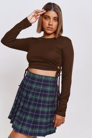 Long Sleeve Ruched Top