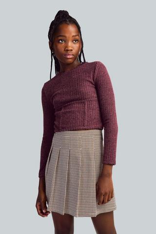 Long Sleeve Corset Top