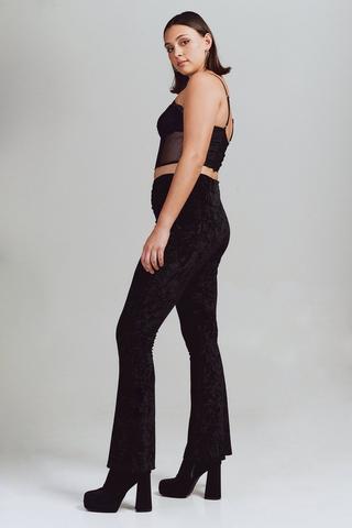 Velour Flare Leggings