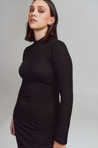 Turtle Neck Bodycon Dress