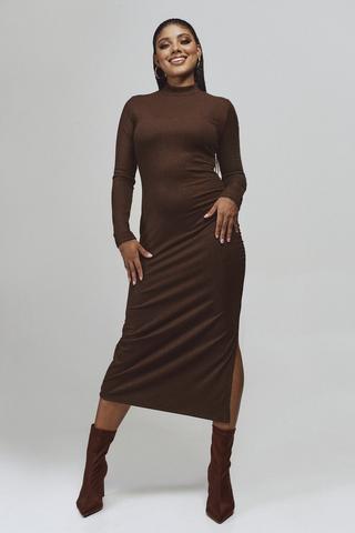 Turtle Neck Bodycon Dress