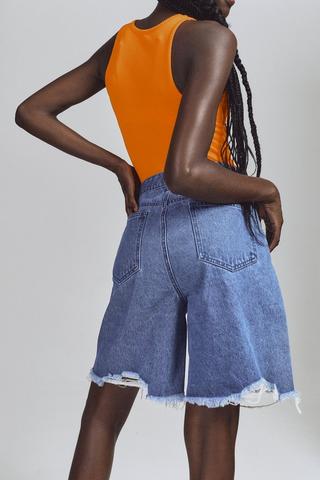 Bermuda Denim Shorts
