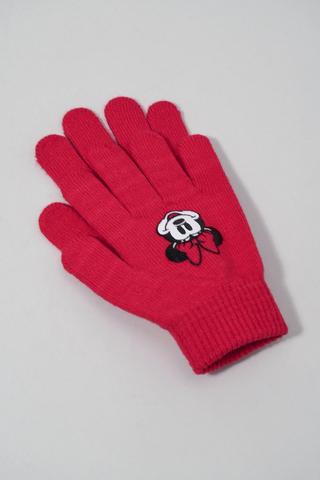 Minnie Mouse Beanie And Gloves Set
