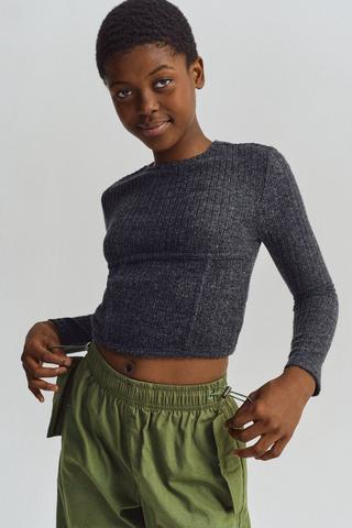 Long Sleeve Corset Top