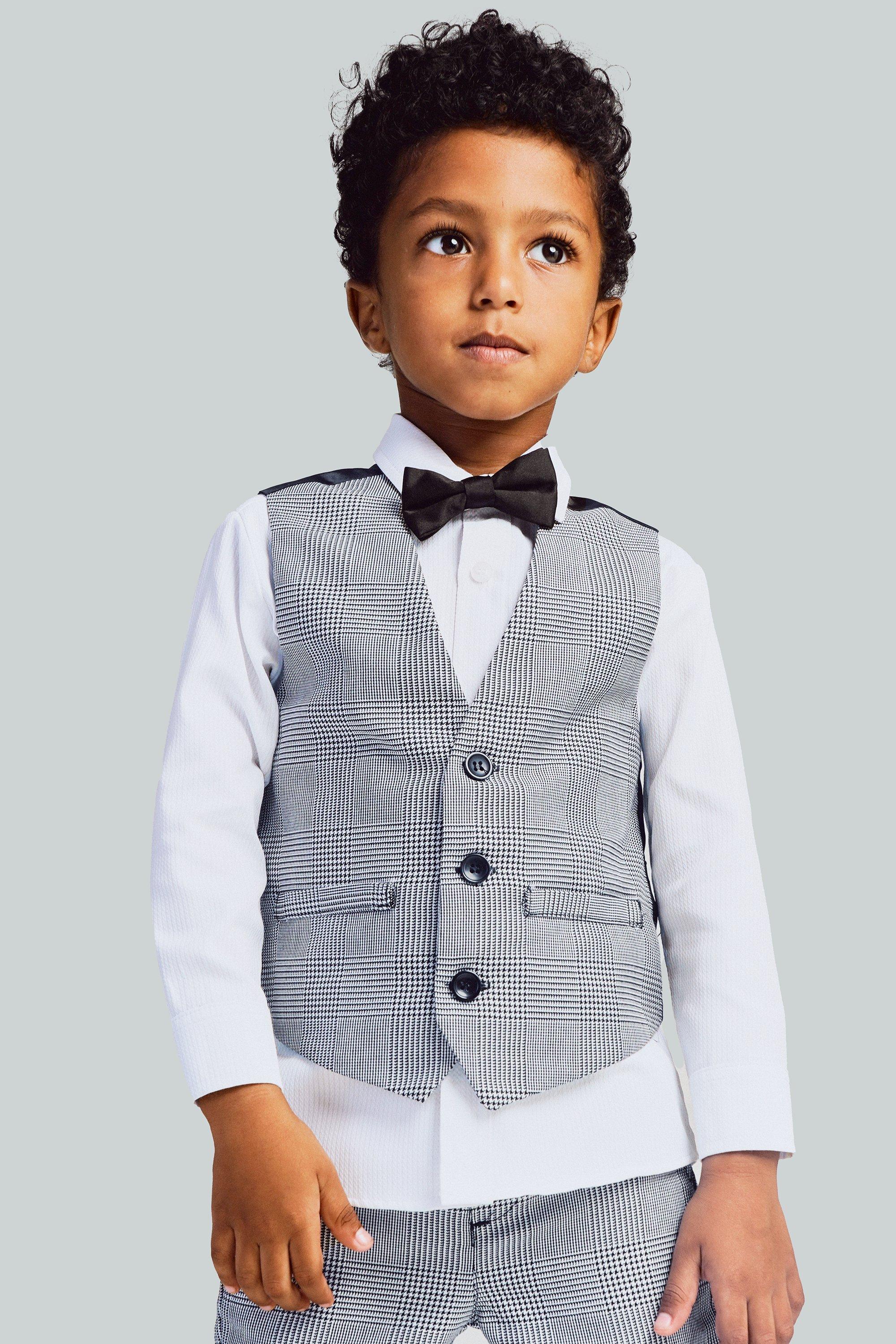 Waistcoat Shirt & Bow Tie Set