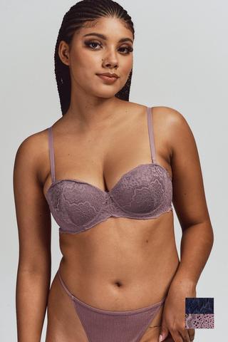 2 Pack Balconette Bra