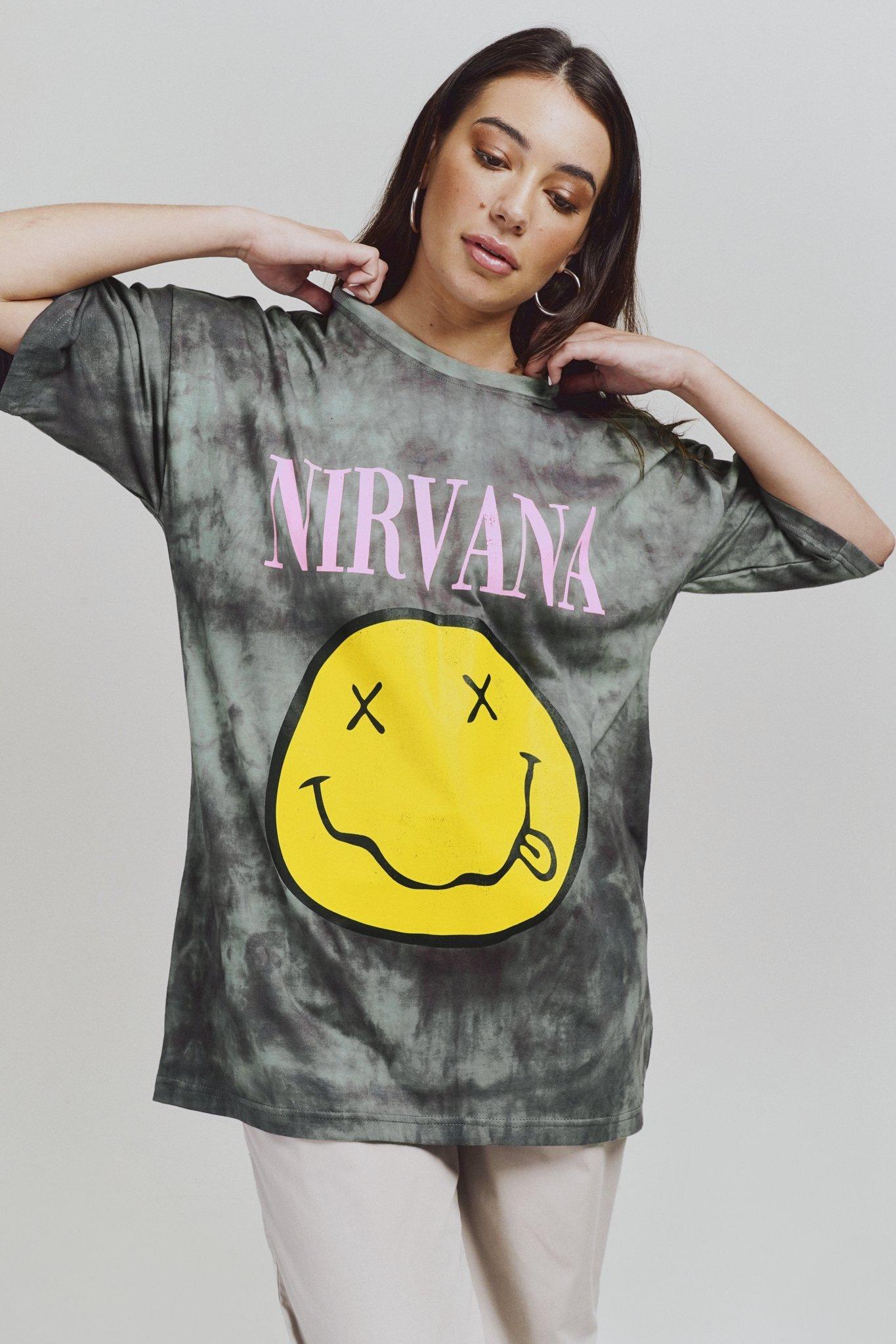 Nirvana t sale shirt price