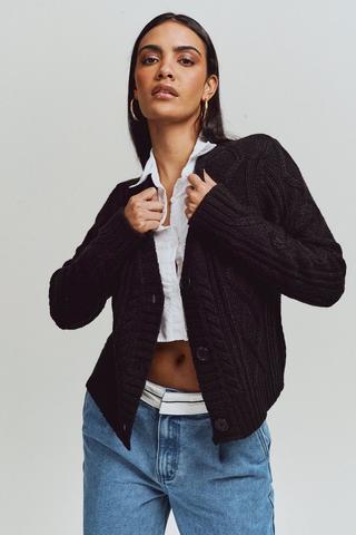 Cable Knit Cardigan