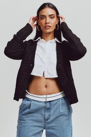 Cable Knit Cardigan