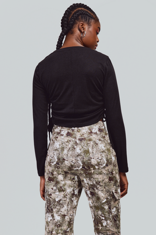 Long Sleeve Ruched Top