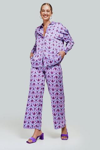 Satin Wide Leg Pants