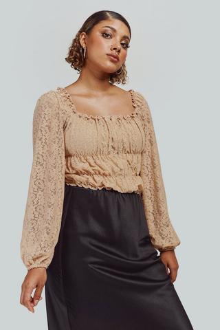 Long Sleeve Lace Top