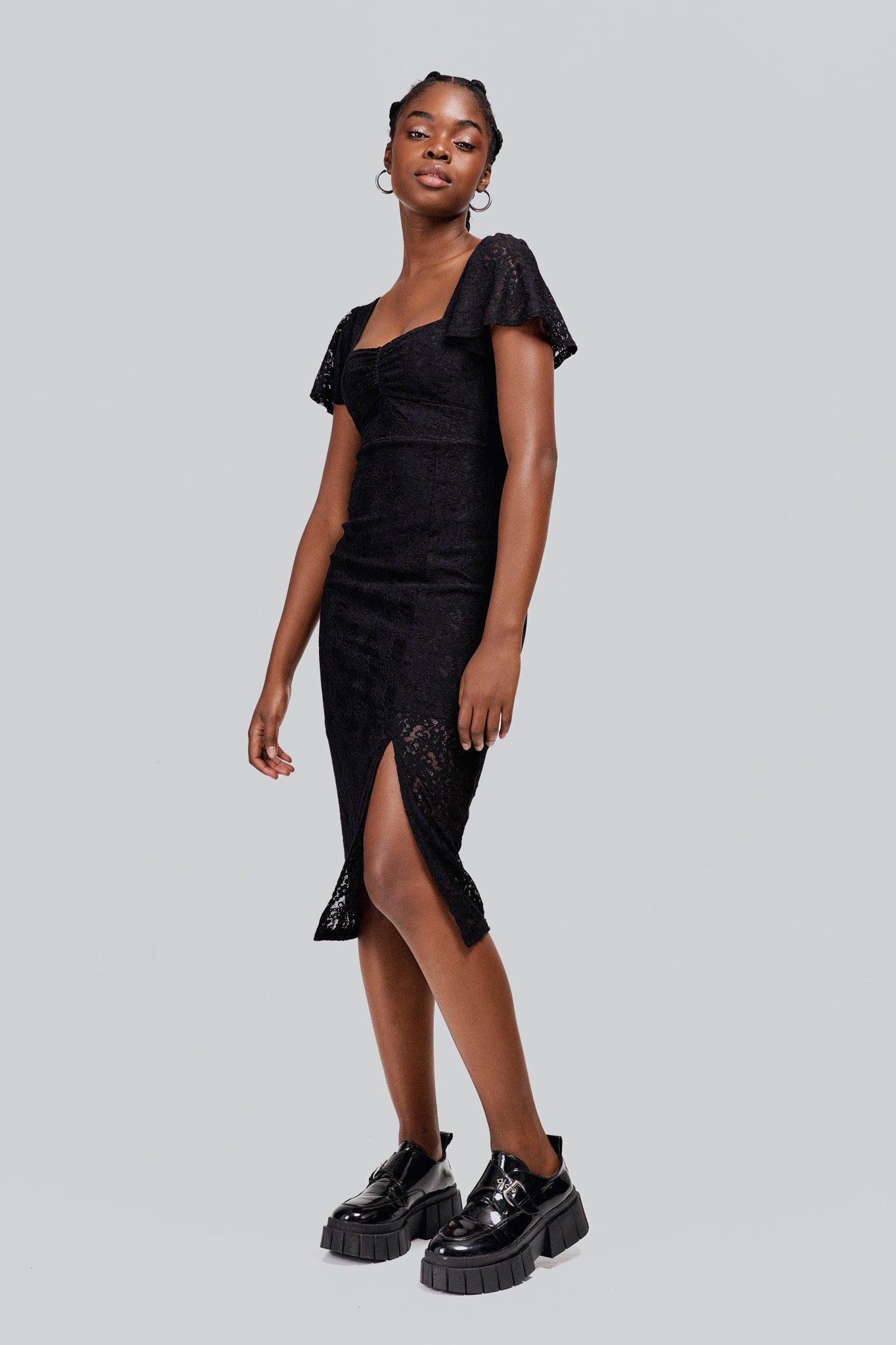 Slim Fit Midi Dress in Ice Print - 1630910