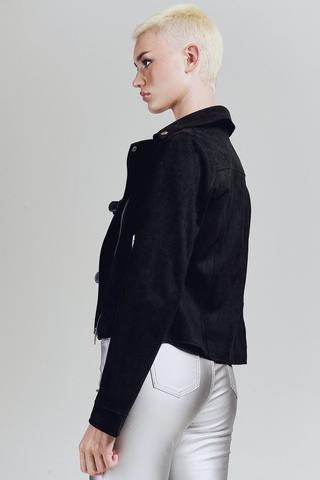 Suede Biker Jacket