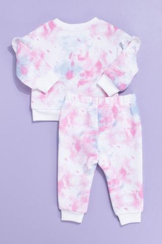 Tie Dye Active Top And Jogger Set
