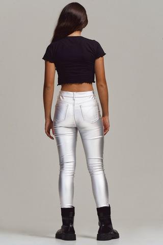 Metallic Skinny Jeans