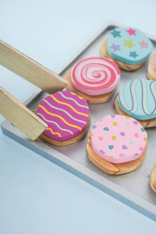 Wooden Biscuit Baking Set