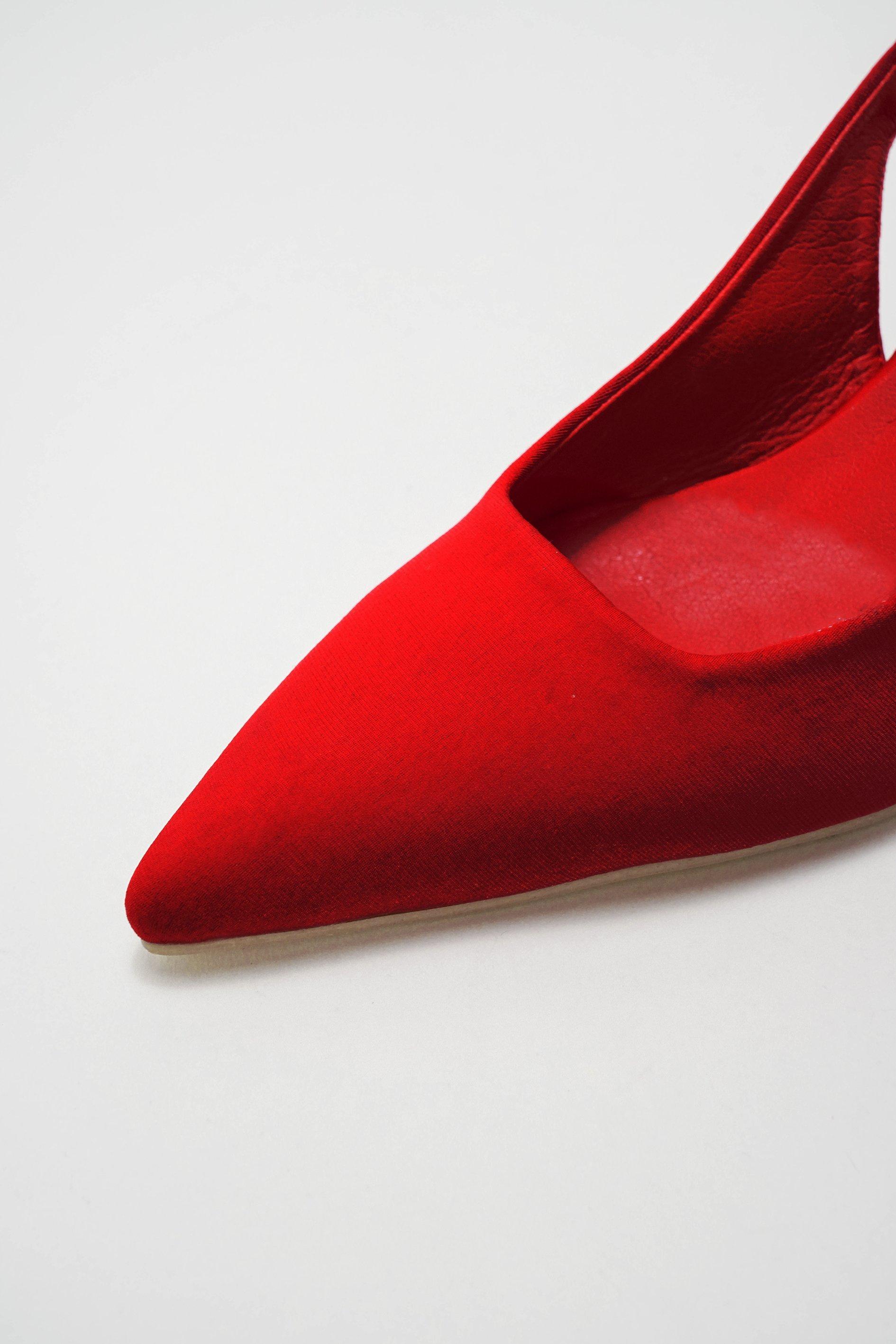 Slingback Court Block Heel