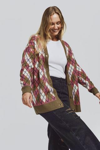 Jacquard Cardigan