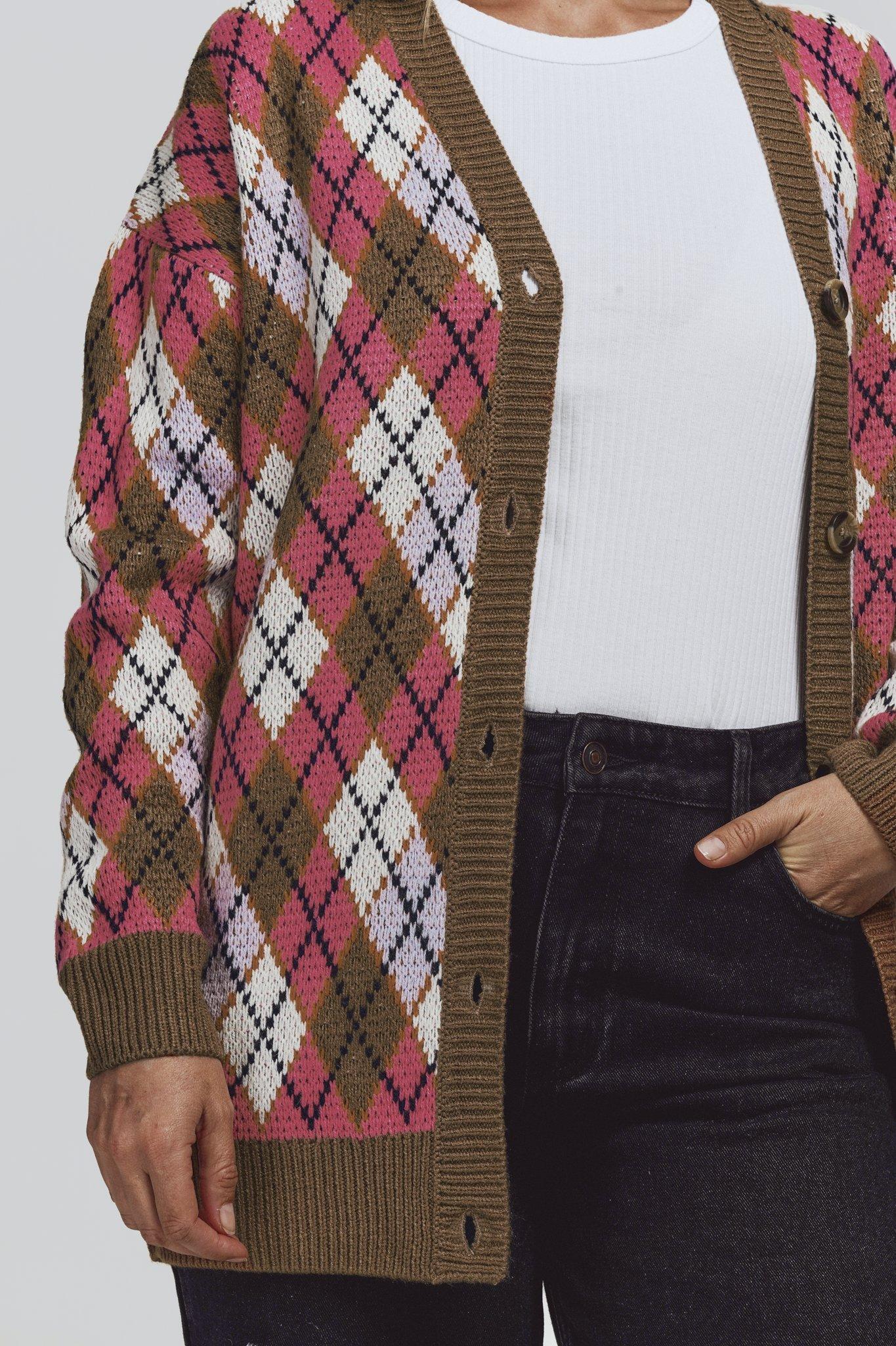 Jacquard Cardigan