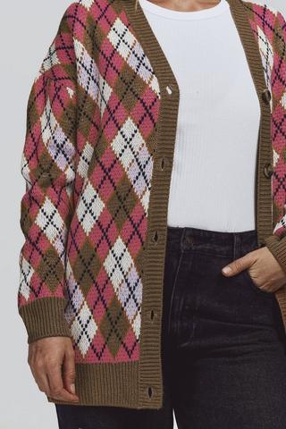 Jacquard Cardigan