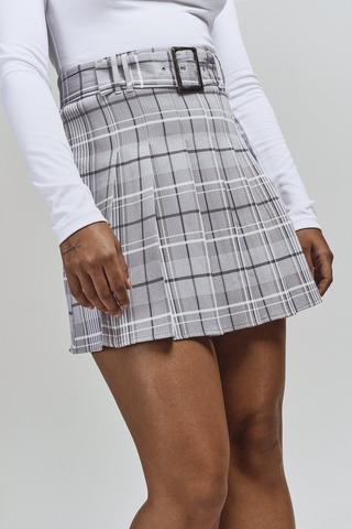 Pleated Mini Skirt