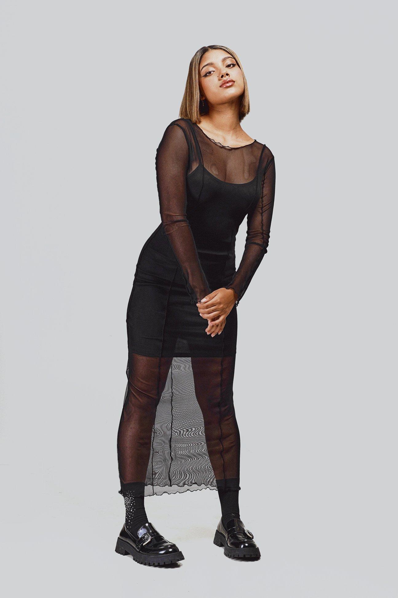 Mesh Bodycon Dress