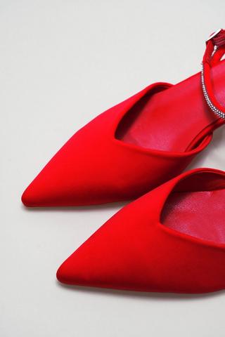 Ankle Strap Kitten Heel