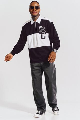 Straight Pleated Chinos