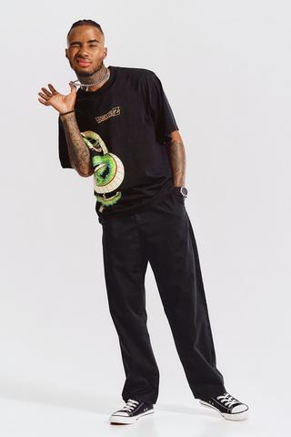 Straight Pleated Chinos