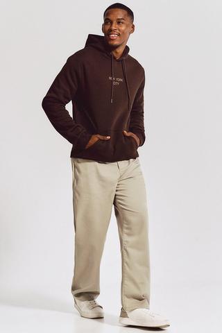 Straight Pleated Chinos
