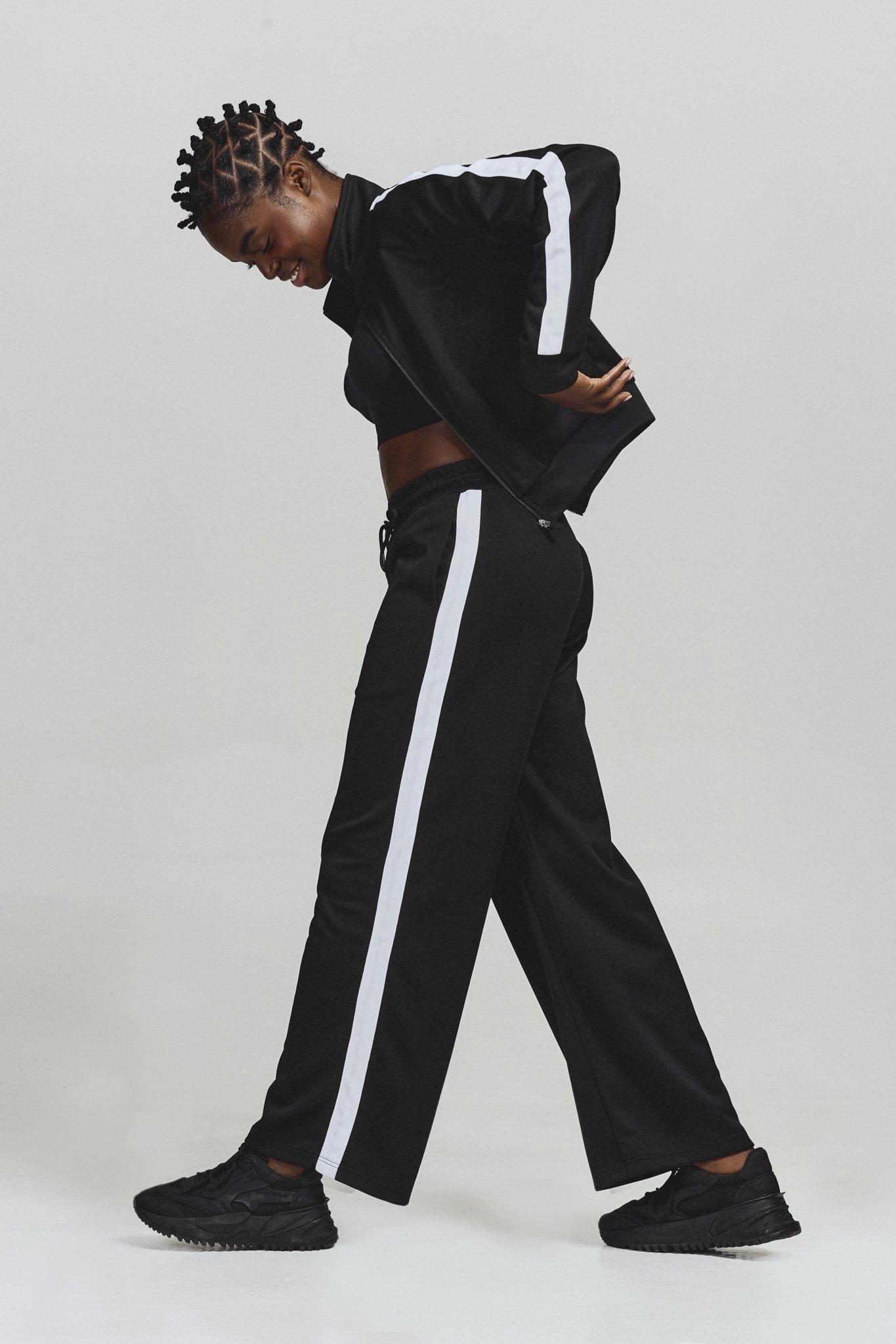Drawstring Wide Leg Active Pants main image 1