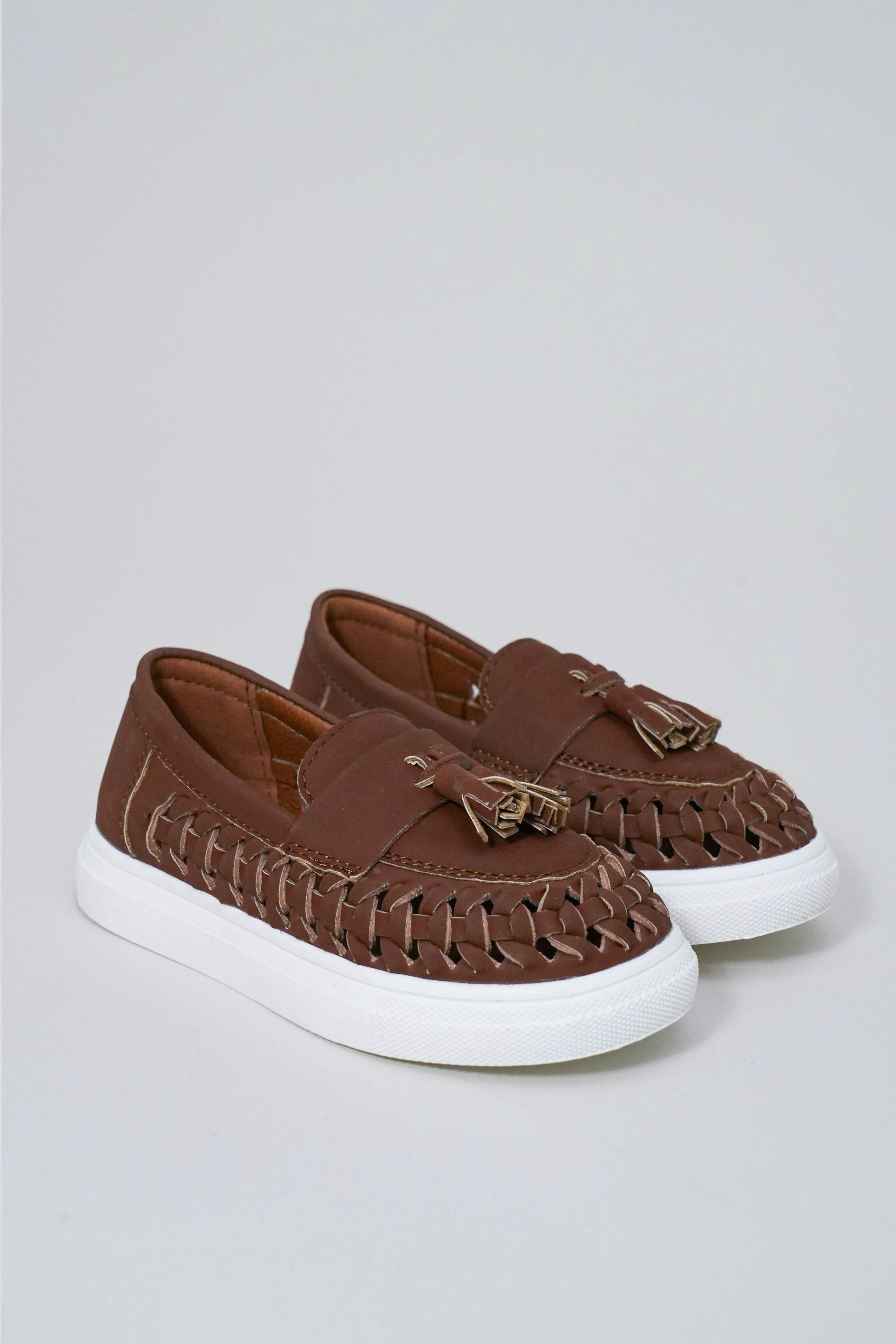 shearling slip on shoes