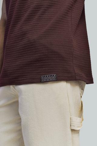 Textured T-shirt