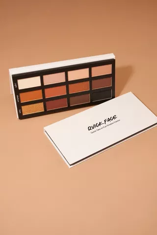 Quick Face 12-Shade Eye Shadow Palette