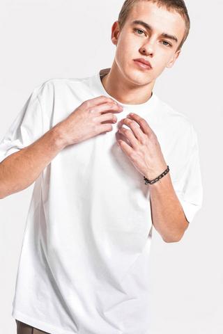 ASOS DESIGN muscle t-shirt in white open mesh