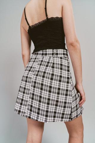 Pleated Mini Skirt