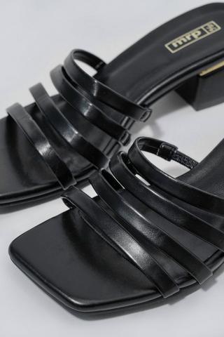 Strappy Block Heel