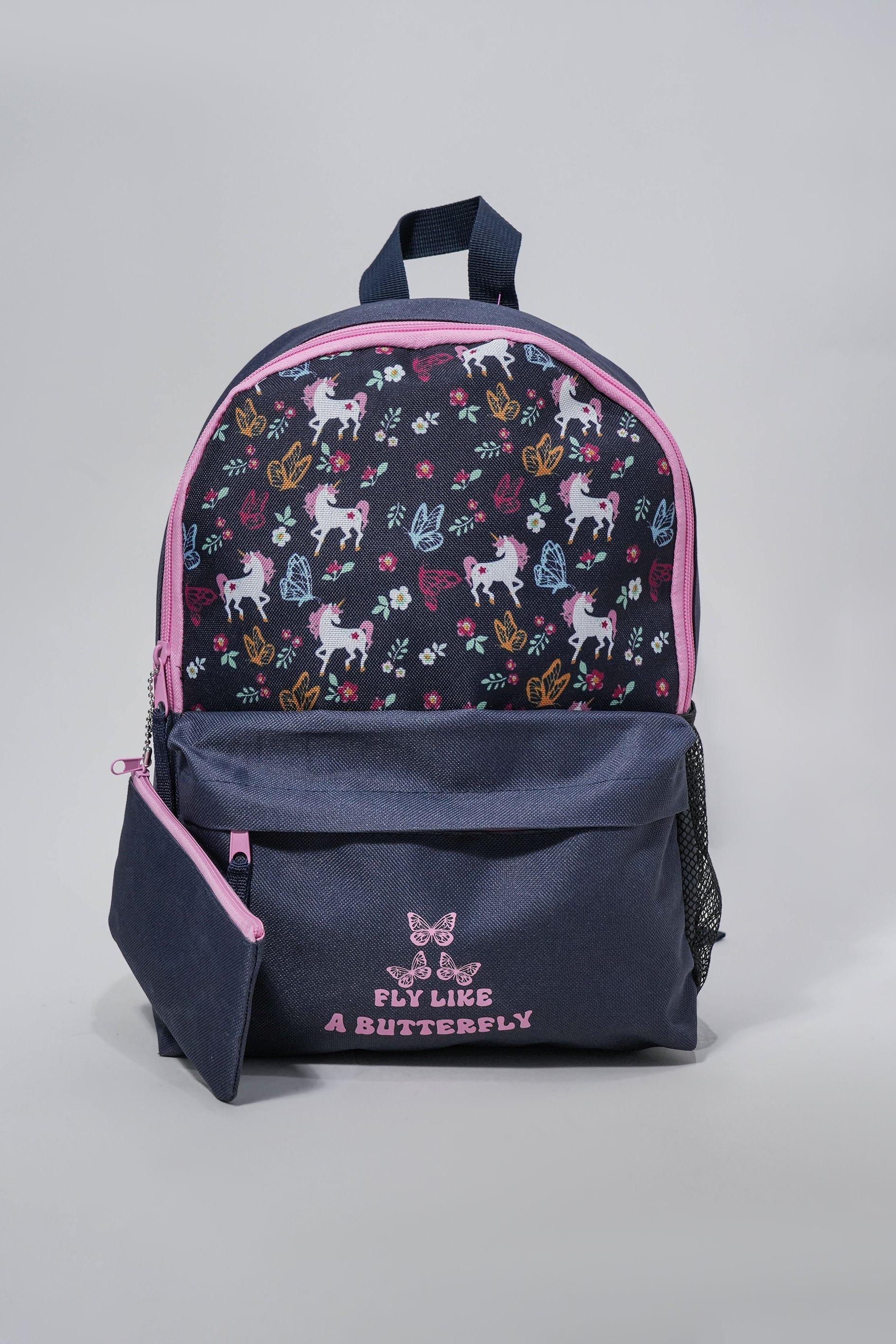 Butterfly Backpack And Pencil Case Set