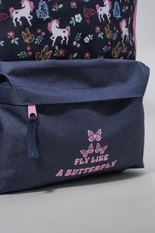 Butterfly Backpack And Pencil Case Set