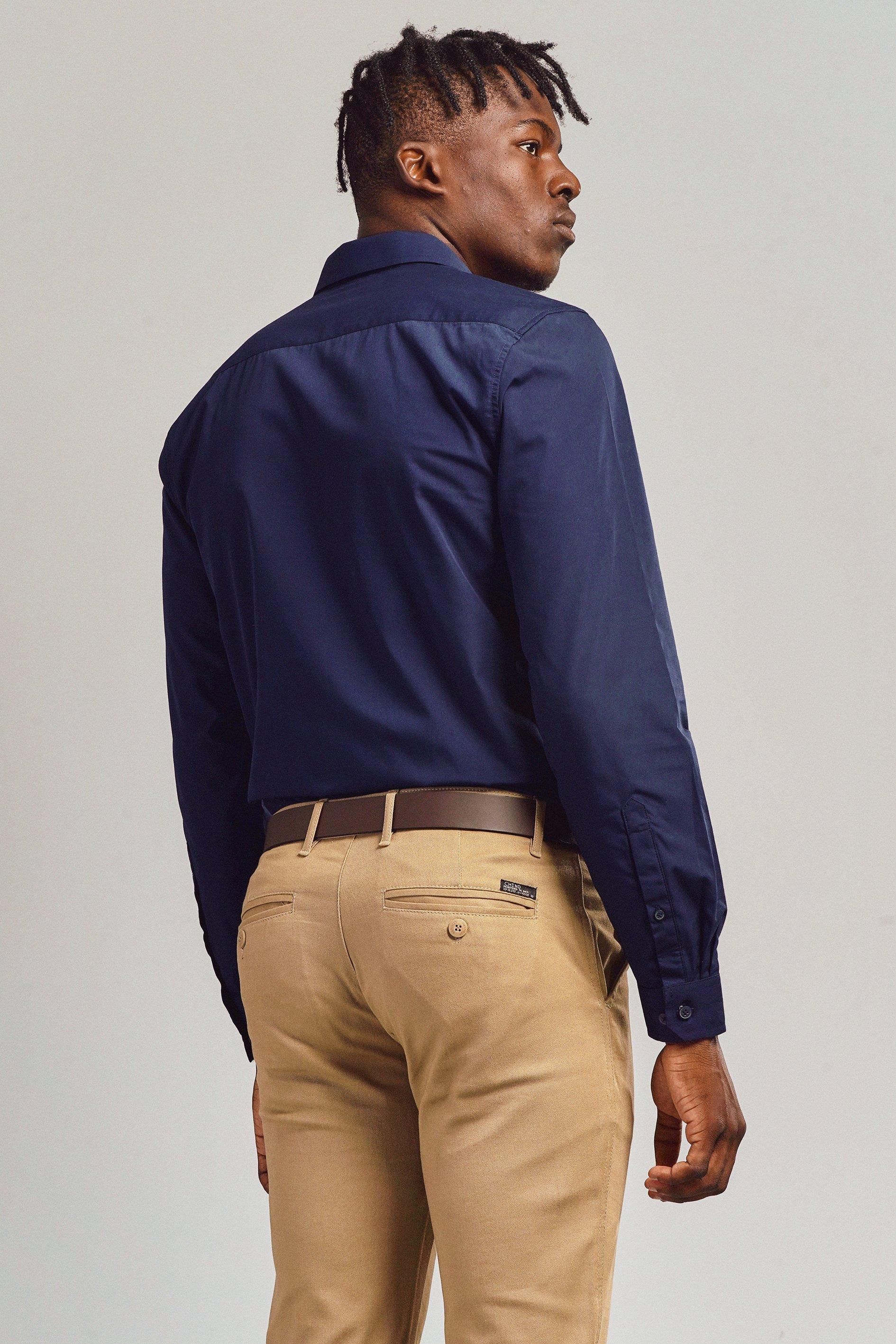 Chinos with formal on sale shirt