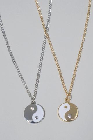 Yin And Yang Friendship Necklace