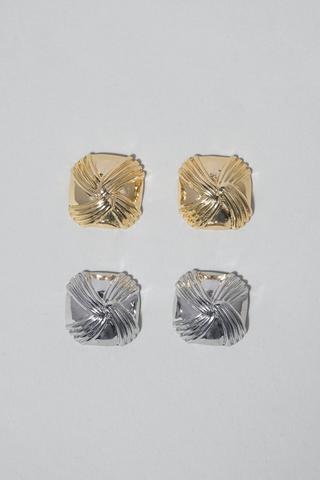 2 Pack Stud Earrings