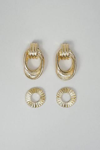 2 Pack Stud Earrings