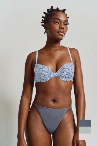 3 Pack Seamless Thongs