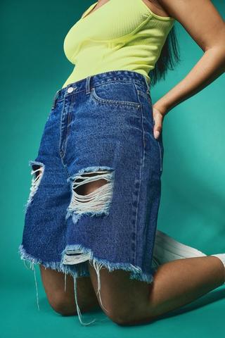 Bermuda Denim Shorts